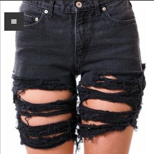 COAL N TERRY denim shorts
